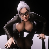 3D Black_Cat Marvel_Comics SiliconAya Spider-Man_(Series) // 2500x2500 // 280.9KB // jpg