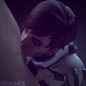 3D Animated Blender Overwatch Sombra comandorekinsfm // 700x700 // 7.6MB // mp4