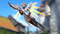 3D Blender Mercy Overwatch ellowas // 3840x2160 // 2.3MB // jpg