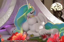 3D HiddenMask18 My_Little_Pony_Friendship_Is_Magic Princess_Celestia // 2048x1347 // 2.9MB // png