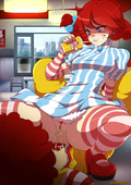 Crossover McDonald's Ronald_McDonald Wendy's Wendy_Thomas hizzacked // 1131x1600 // 1.2MB // jpg