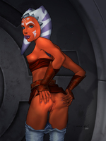 Ahsoka_Tano Miravi Star_Wars Togruta // 674x900 // 105.8KB // jpg