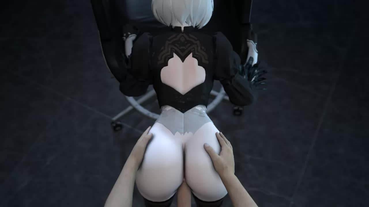 3D Android_2B Animated Nier Nier_Automata Sound Source_Filmmaker sfmfuntime // 1280x720 // 2.0MB // webm