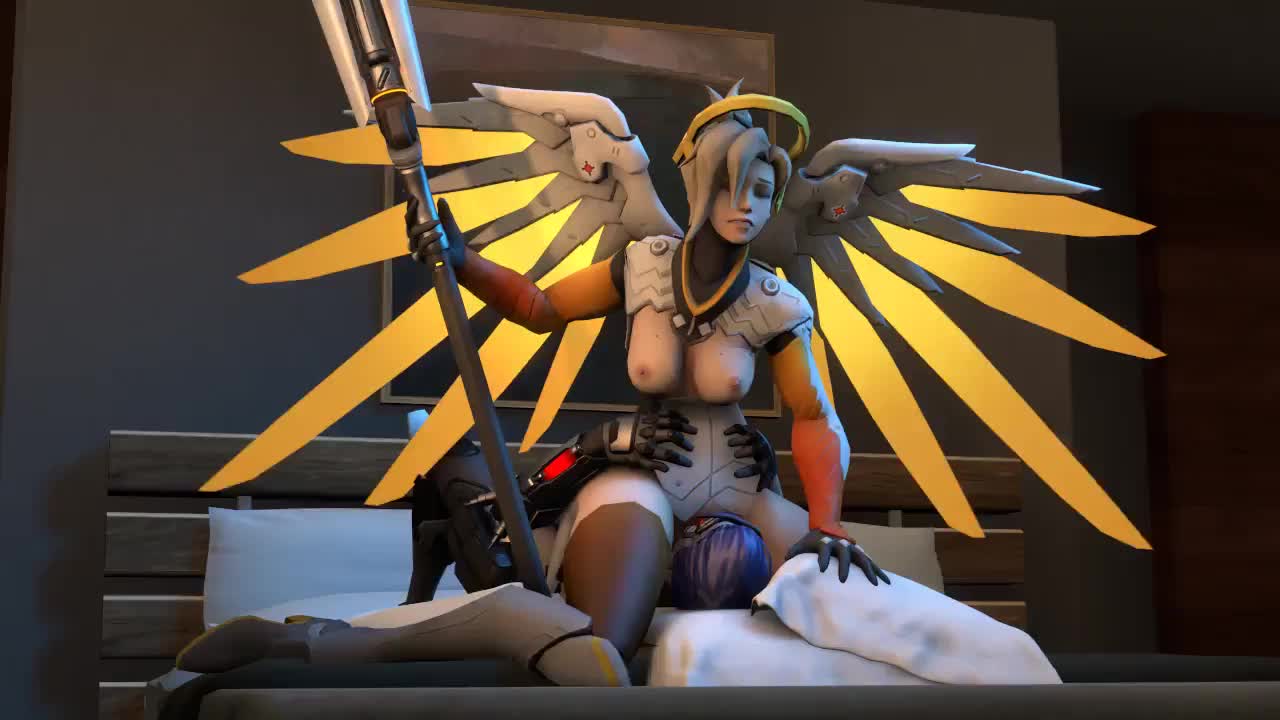 3D Animated Mercy Overwatch Widowmaker rebelpimpsfm // 1280x720 // 2.3MB // webm