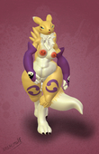 Digimon Muerolf Renamon // 1314x2031 // 944.1KB // jpg