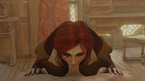 3D Animated Blender SaveAss Sound The_Witcher Triss_Merigold // 1280x720, 10s // 8.1MB // webm