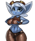 Animated League_of_Legends Tristana Wabutt // 840x1000 // 2.2MB // gif