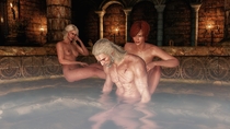 3D Ciri Geralt_of_Rivia Shani The_Witcher The_Witcher_3:_Wild_Hunt XPS // 3840x2160 // 1.0MB // jpg