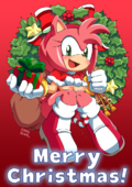 Adventures_of_Sonic_the_Hedgehog Amy_Rose Christmas coolblue // 744x1052 // 481.4KB // png