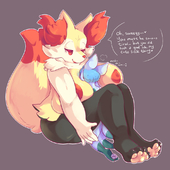 Braixen_(Pokemon) Pokemon // 1000x1000 // 456.1KB // png