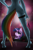 My_Little_Pony_Friendship_Is_Magic Rainbow_Dash Twilight_Sparkle // 736x1106 // 189.6KB // png