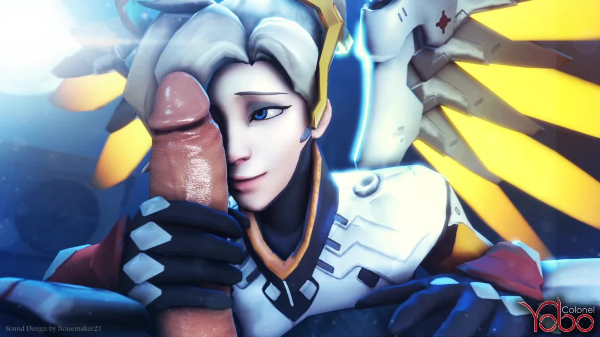 3D Animated Mercy Overwatch Sound Source_Filmmaker colonelyobo noisemaker21 // 1920x1080 // 3.6MB // webm