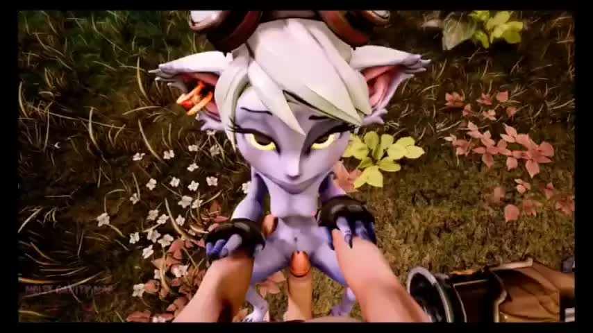 3D Animated League_of_Legends MoistCavityMap Sound Tristana // 854x480 // 10.6MB // webm