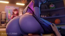 3D Animated Blender GrandCupido Overwatch Sound Volkor Widowmaker // 1280x720 // 10.2MB // webm