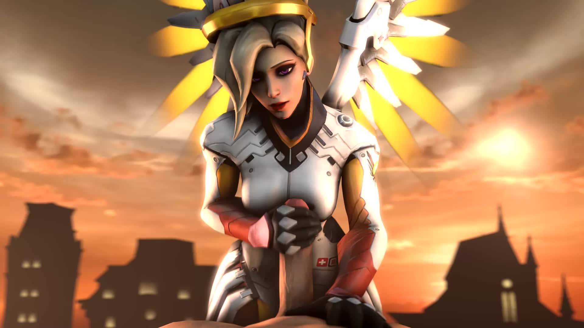 3D Animated Gomiozis Mercy Overwatch Source_Filmmaker // 1920x1080 // 336.1KB // webm