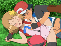 Ash_Ketchum Christmas Jitan Pokemon Serena // 1920x1440 // 1.6MB // png