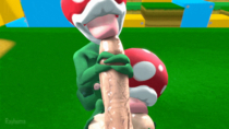 3D Animated Piranha_Plant Rayhuma Super_Mario_Bros // 600x338 // 5.9MB // gif