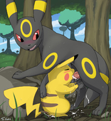 Pikachu_(Pokémon) Pokemon Umbreon_(Pokémon) // 1280x1399 // 804.3KB // png