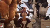 3D Alexstrasza Animated Tauren World_of_Warcraft // 854x480 // 9.0MB // gif