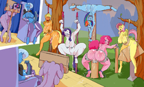 Applejack Creamy_Gravy Fluttershy My_Little_Pony_Friendship_Is_Magic Pinkie_Pie Rarity Trixie_Lulamoon Twilight_Sparkle Wes // 1280x774 // 373.5KB // jpg