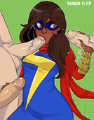 Kamala_Khan Marvel Ms._Marvel rainbow-flyer // 700x887 // 444.7KB // png