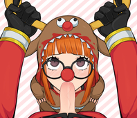 Afrobull Futaba_Sakura Persona_5 // 3100x2668 // 602.7KB // jpg