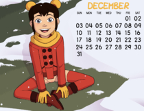 Calendar Ikki Incognitymous The_Legend_of_Korra // 1650x1275 // 615.1KB // png