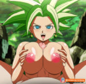 Animated Dragon_Ball_Super FoxyBulma Kefla // 817x800 // 6.5MB // gif