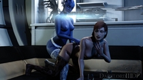 3D Asari Commander_Shepard DarklordIIID Femshep Liara_T'Soni Mass_Effect // 2150x1209 // 215.3KB // jpg
