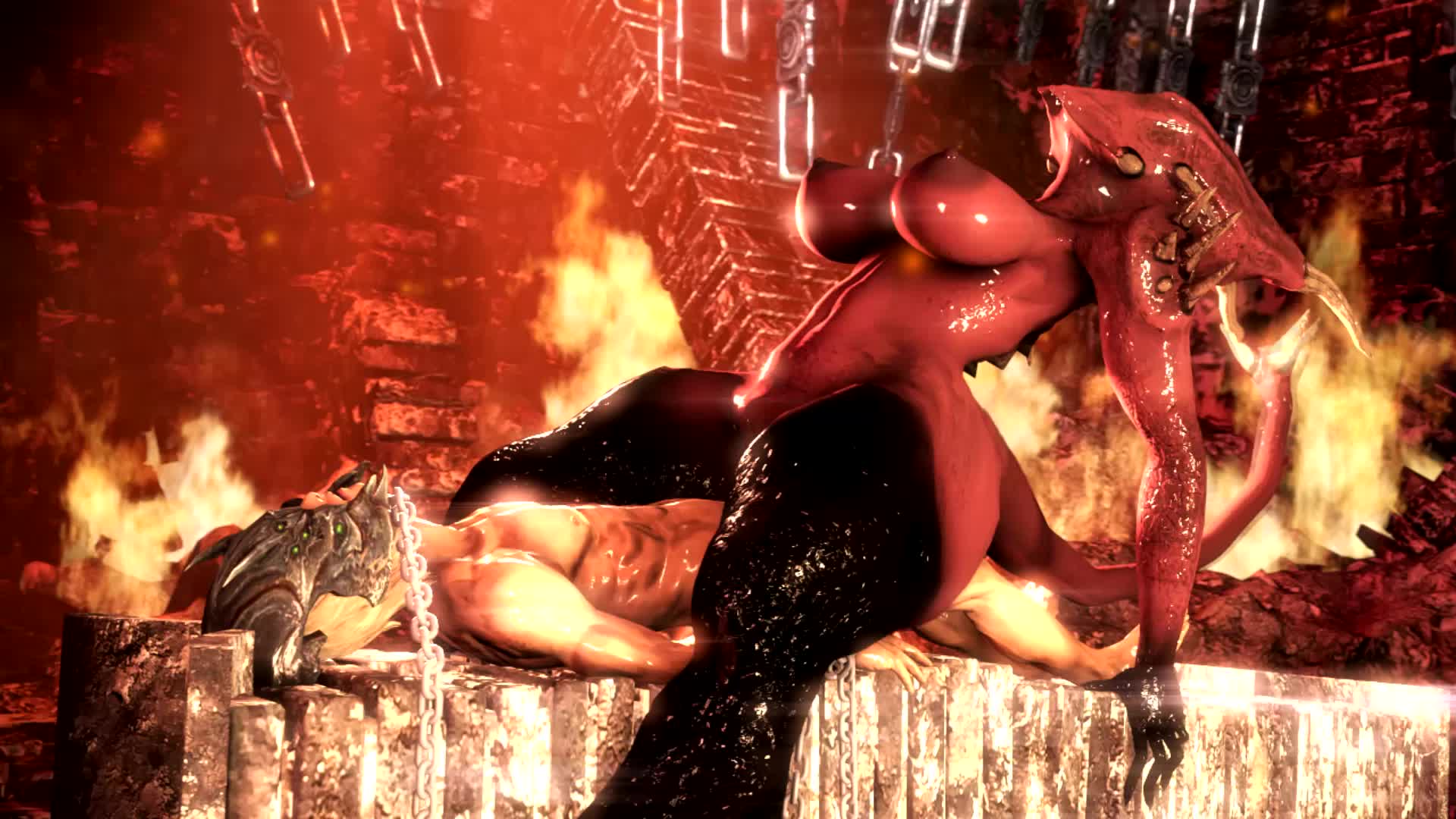 3D Agony_(Series) Agony_Demon Animated Scrungusbungus Source_Filmmaker // 1920x1080 // 3.4MB // webm