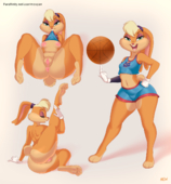 Lola_Bunny Mewpan Space_Jam // 1190x1280 // 653.3KB // png