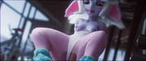 3D Animated Blender League_of_Legends Tristana Yordle gurobase // 1706x720, 12.4s // 1.8MB // mp4