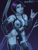 Cortana Halo Shadowboxer // 2311x3000 // 3.1MB // png