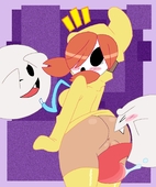 Boo Rule_63 Shy_Guy Super_Mario_Bros shygal // 1280x1529 // 535.6KB // png