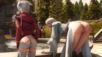 3D Alisaie_Leveilleur Ameliance_Leveilleur Elezen Final_Fantasy_(series) Final_Fantasy_XIV Kyubisan // 2560x1440 // 1.5MB // jpg