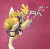 3D Digimon Muerolf Renamon // 1730x1701 // 1.2MB // jpg