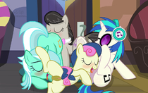 Bonbon My_Little_Pony_Friendship_Is_Magic Octavia_Melody Vinyl_Scratch shutterflyeqd // 1280x803 // 529.5KB // png