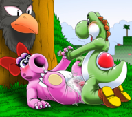 Birdo Super_Mario_Bros Yoshi // 557x493 // 425.6KB // png