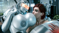 3D Blender Commander_Shepard Edi Femshep Mass_Effect rigidsfm // 7680x4320 // 2.0MB // jpg