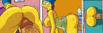 Animated Kogeikun Marge_Simpson The_Simpsons // 794x256 // 316.4KB // gif