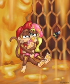 Diddy_Kong Dixie_Kong hypnofire86 // 662x800 // 167.8KB // jpg