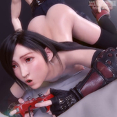 3D Animated Blender Final_Fantasy_VII_Remake Pantsushi Sound Tifa_Lockhart // 720x720, 24.9s // 1.8MB // mp4