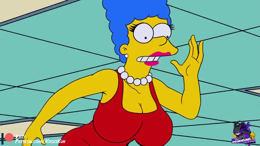 Animated Kogeikun Marge_Simpson Sound The_Simpsons // 852x480 // 678.9KB // webm