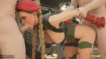 3D Animated Blender Cammy_White SaveAss Sound Street_Fighter // 1280x720, 10s // 3.7MB // mp4