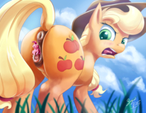 Applejack My_Little_Pony_Friendship_Is_Magic Pinkie_Pie // 2000x1552 // 3.3MB // png