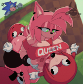 Amy_Rose Animated DarkingArt Sonic_(Series) // 999x1012 // 1.5MB // gif