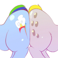 Animated Derpy_Hooves My_Little_Pony_Friendship_Is_Magic Rainbow_Dash trinityfate // 500x500 // 323.2KB // gif