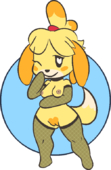 Animal_Crossing Isabelle // 502x767 // 64.3KB // png