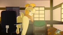 Animal_Crossing Animated Isabelle // 1280x720 // 246.4KB // webm