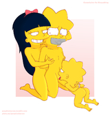 Lisa_Simpson Maggie_Simpson The_Simpsons // 1126x1200 // 361.6KB // jpg